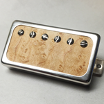 Birdseye Maple Wood P.A.F Humbucker Pickup Open Ring