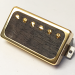 Exotic Ebony Wood P.A.F Humbucker Pickup Open Ring