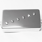 Humbucker P90 Angled Nickel Cover - Full Size Humbucker