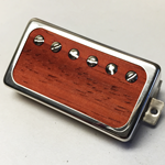 Exotic Paduak Wood P.A.F Humbucker Pickup Open Ring