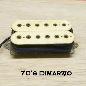 1970s Dimarzio Double Cream Humbucker Rewind