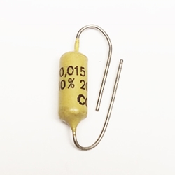 Capacitor - Mullard .015uf Vintage Mustard Capacitor