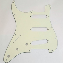Pickguard - Mint Green Left Handed Stratocaster Pickguard 3-Ply