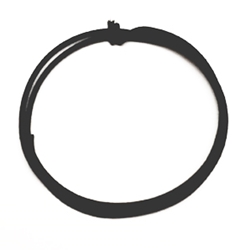 Wire - Black Vintage Cloth Push Back Wire