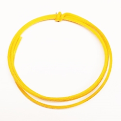 Wire - Yellow Vintage Cloth Push Back Wire