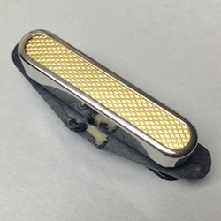 Telecaster Neck Gold Foil Nickel Cover