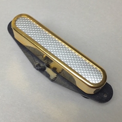 Telecaster Neck Silver Foil Gold Cover