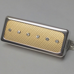 Mini Humbucker Size P90 Gold Foil Pickup