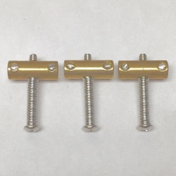 Saddles - Vintage Straight Brass Telecaster Replacement Saddles